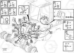 90470 Front cable harness with assembly parts L150E S/N 10002 - 11594, Volvo Construction Equipment