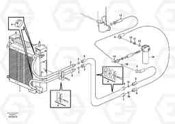 39305 Hydraulic oil cooler BL61, Volvo Construction Equipment