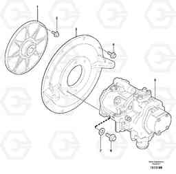 9777 Engine coupling / hydraulic pump ECR38 TYPE 602, Volvo Construction Equipment