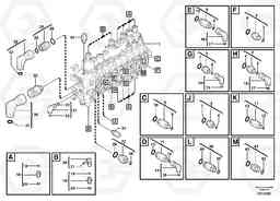 95218 Main valve assembly with fitting parts ECR38 TYPE 602, Volvo Construction Equipment