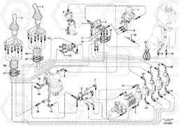 7531 Hydraulic circuit ( low pressure ) ECR38 TYPE 602, Volvo Construction Equipment