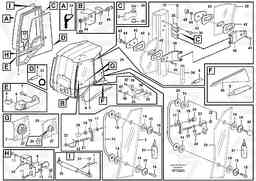 36838 Door with fitting parts BL71PLUS, Volvo Construction Equipment