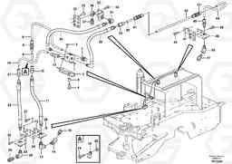 57699 Fire suppression system L180E S/N 5004 - 7398 S/N 62501 - 62543 USA, Volvo Construction Equipment