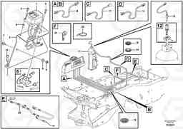 39735 Cable harness, fire extinguishing system, cab L180E S/N 8002 - 9407, Volvo Construction Equipment