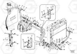 79827 Hydraulic system, hydraulic tank to hydraulic oil cooler EC210B, Volvo Construction Equipment