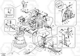 26354 Servo system, control valve piping. EC210B, Volvo Construction Equipment