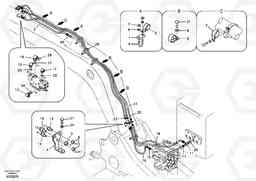 46040 Working hydraulic, dipper arm rupture EC210B, Volvo Construction Equipment