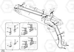 55890 Working hydraulic, hammer and shear for adjustable boom EC210B, Volvo Construction Equipment