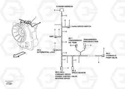 22997 Cable harness, transmission. BL61PLUS, Volvo Construction Equipment