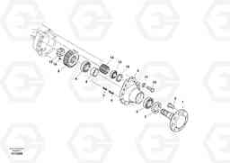 15719 Final drive - Portal-rear axle L30B TYPE 182, 183, 185 SER NO 3000 -, Volvo Construction Equipment