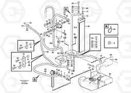 106890 Fuel pipes, fuel tank - injection pump L60E, Volvo Construction Equipment