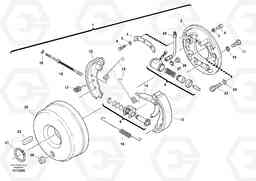 31182 Central brake L35B S/N186/187/188/1893000 - 6000, Volvo Construction Equipment