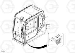 75051 Cab mount EC135B SER NO 20001-, Volvo Construction Equipment