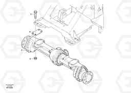28833 Assembly - front axle L35B S/N186/187/188/1893000 - 6000, Volvo Construction Equipment