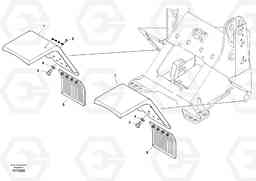 13650 Front mudguard L30B TYPE 182, 183, 185 SER NO 3000 -, Volvo Construction Equipment