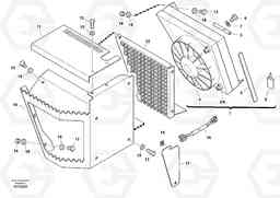 86307 Condenser L35B S/N186/187/188/1893000 - 6000, Volvo Construction Equipment