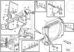 3945 Fan housing with fitting parts L150E S/N 8001 -, Volvo Construction Equipment