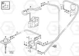 6850 Differential lock, hydraulic line L180F, Volvo Construction Equipment