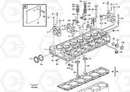 54169 Cylinder head. L180E HIGH-LIFT S/N 5004 - 7398, Volvo Construction Equipment