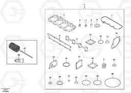 53384 Repair kits for engine ECR88 S/N 10001-14010, Volvo Construction Equipment