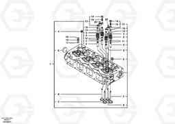 27762 Cylinder head ECR88 S/N 10001-14010, Volvo Construction Equipment