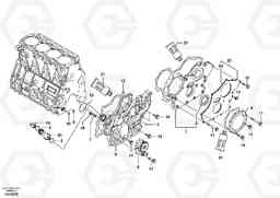 17910 Timing gear casing ECR88 S/N 14011-, Volvo Construction Equipment