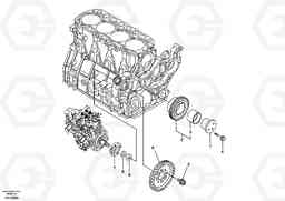 17911 Timing gear ECR88 S/N 14011-, Volvo Construction Equipment