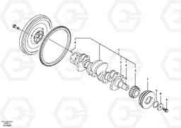 18175 Crankshaft ECR88 S/N 14011-, Volvo Construction Equipment