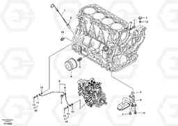 53386 Lubricating oil system ECR88 S/N 10001-14010, Volvo Construction Equipment