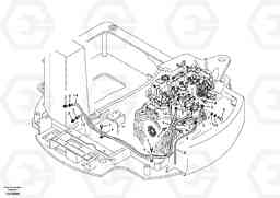10006 Fuel pipe - Fuel tank ECR88 S/N 10001-14010, Volvo Construction Equipment