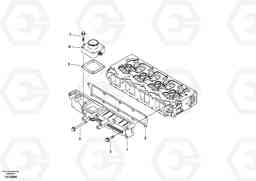 42357 Inlet manifold ECR88 S/N 10001-14010, Volvo Construction Equipment