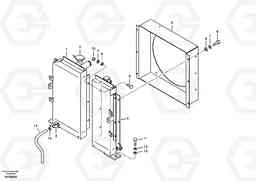 6650 Radiator ECR88 S/N 10001-14010, Volvo Construction Equipment