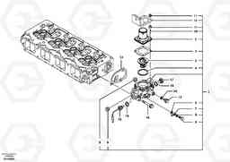 28922 Thermostat housing ECR88 S/N 10001-14010, Volvo Construction Equipment