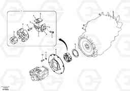 101054 Pump gearbox with assembling parts ECR88 S/N 10001-14010, Volvo Construction Equipment