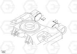 20146 Protective plate for travel motor ECR88 S/N 14011-, Volvo Construction Equipment