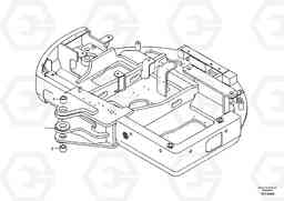 61410 Upper frame ECR58, Volvo Construction Equipment