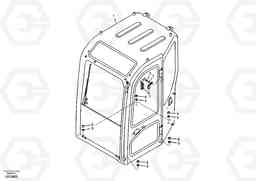 22383 Cab mount ECR88 S/N 10001-14010, Volvo Construction Equipment
