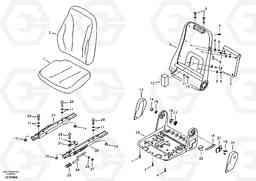 11443 Operator's seat ECR88 S/N 14011-, Volvo Construction Equipment