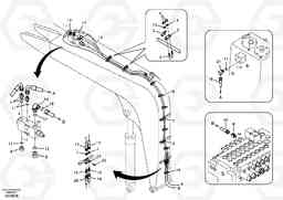 45109 Working hydraulic, dipper arm rupture ECR88 S/N 10001-14010, Volvo Construction Equipment