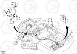 45117 Hydraulic system, control valve to boom and swing ECR88 S/N 10001-14010, Volvo Construction Equipment