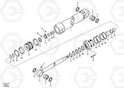 41179 Dipper arm cylinder ECR88 S/N 10001-14010, Volvo Construction Equipment