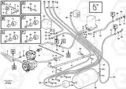 64009 Feed lines A40D, Volvo Construction Equipment