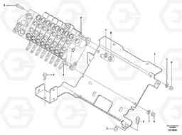 9454 Main valve assembly with fitting parts EC13 TYPE 600 XR/XTV, Volvo Construction Equipment
