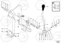 85966 Control lever : dipper arm / slewing ( left ) EC13 TYPE 600 XR/XTV, Volvo Construction Equipment