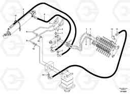 13913 Hydr. circuit. ( boom slewing / offset ) EC13 TYPE 600 XR/XTV, Volvo Construction Equipment