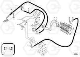 13914 Hydr. circuit. ( boom slewing / offset ) EC13 TYPE 600 XR/XTV, Volvo Construction Equipment