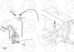 26480 Hand throttle L35B S/N186/187/188/1893000 - 6000, Volvo Construction Equipment