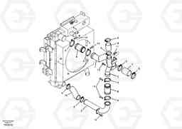 59124 Charge air cooler, plumbing EW145B, Volvo Construction Equipment