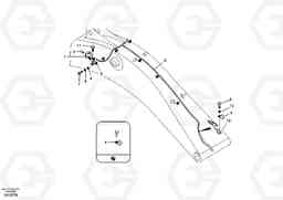 11393 Working lamp on boom EW145B, Volvo Construction Equipment