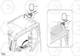 11394 Rotating beacon EW145B, Volvo Construction Equipment